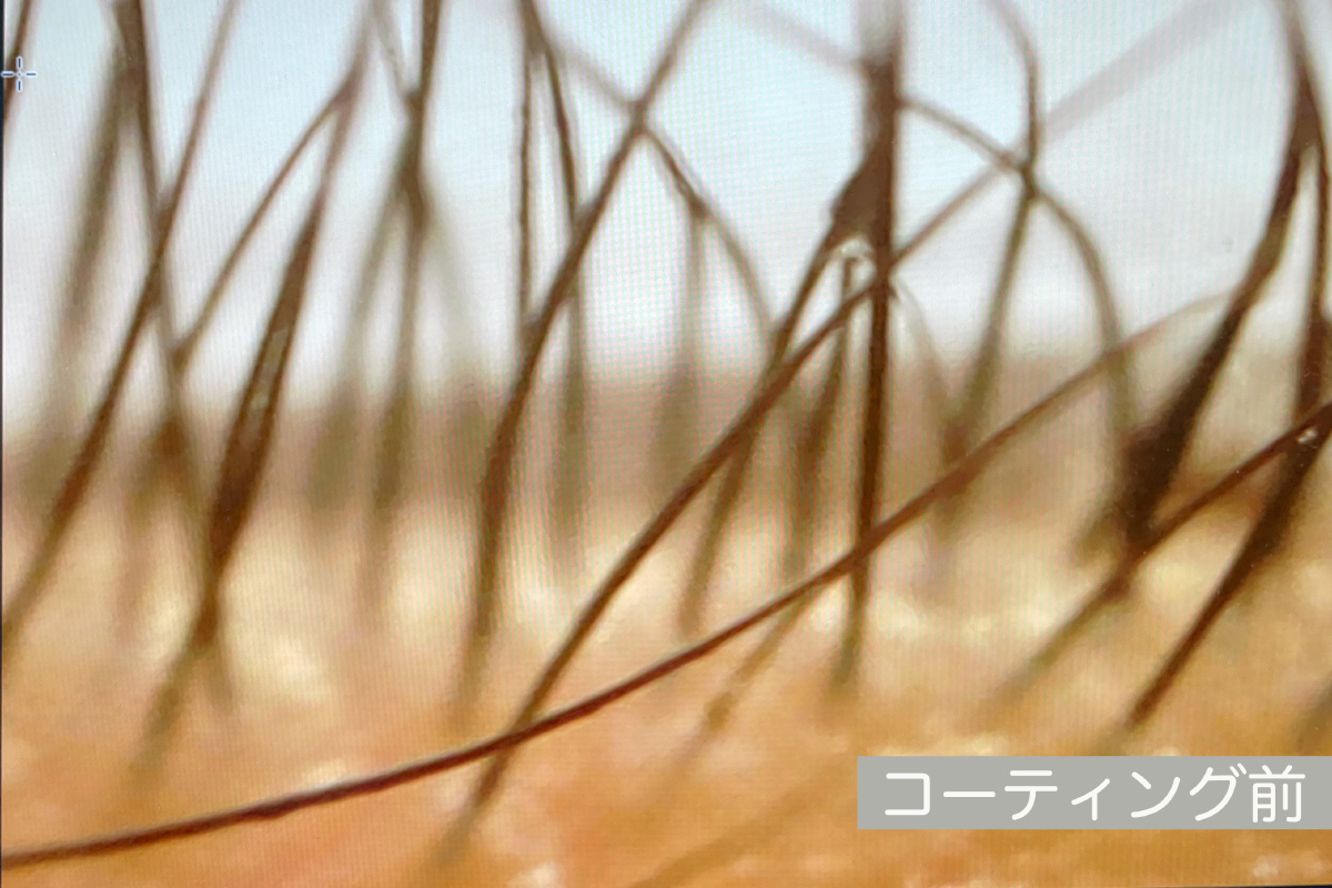 LEDコーティングコーティング無のまつげ